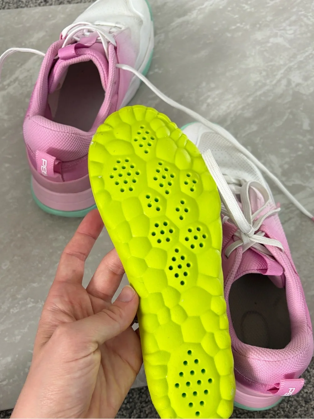 PB5Star Women's Pickleball Court Shoes, PB5 Court2 | Pink Multi- Women’s 7.5